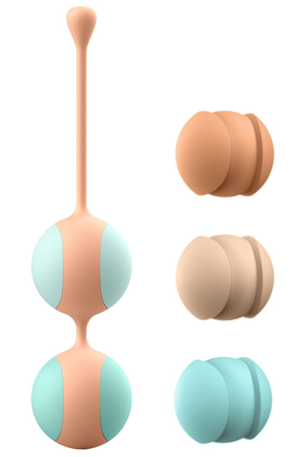 Вагинальные шарики Liebe Pleasure Toys Kewos, 14 см (мятный)