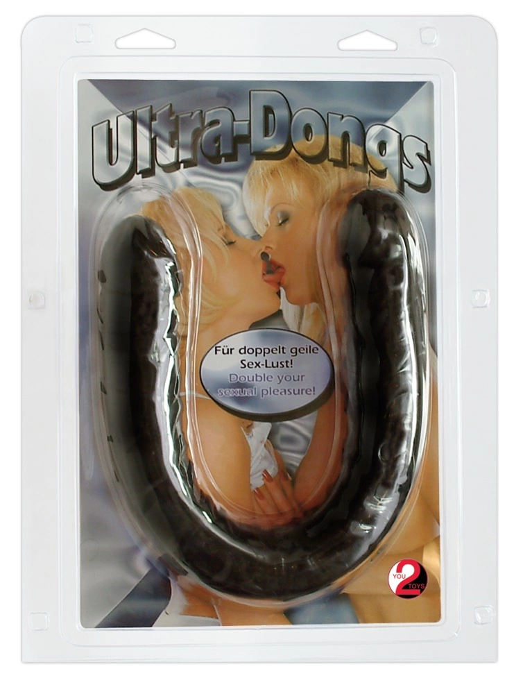 Двухсторонний фаллоимитатор You2Toys Ultra-Dong, 43 см (черный)