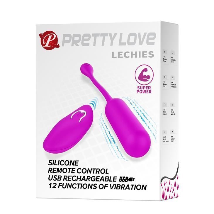 Виброяйцо Pretty Love Lechies Wireless Egg, 18,6 см (фиолетовый)