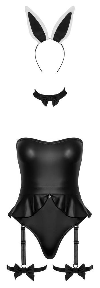 Body Cottelli Costumes Bunny, S (czarny)