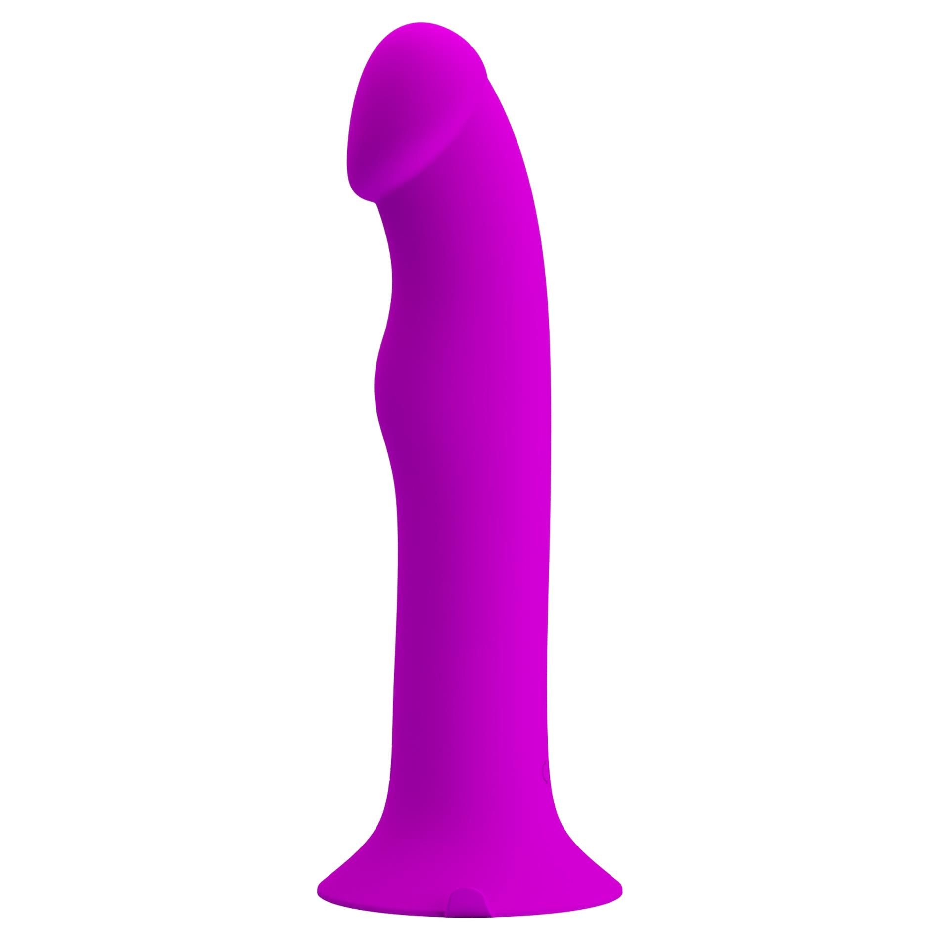 Фалоімітатор Pretty Love Murray Dildo with Vibration, 19 см (фіолетовий)