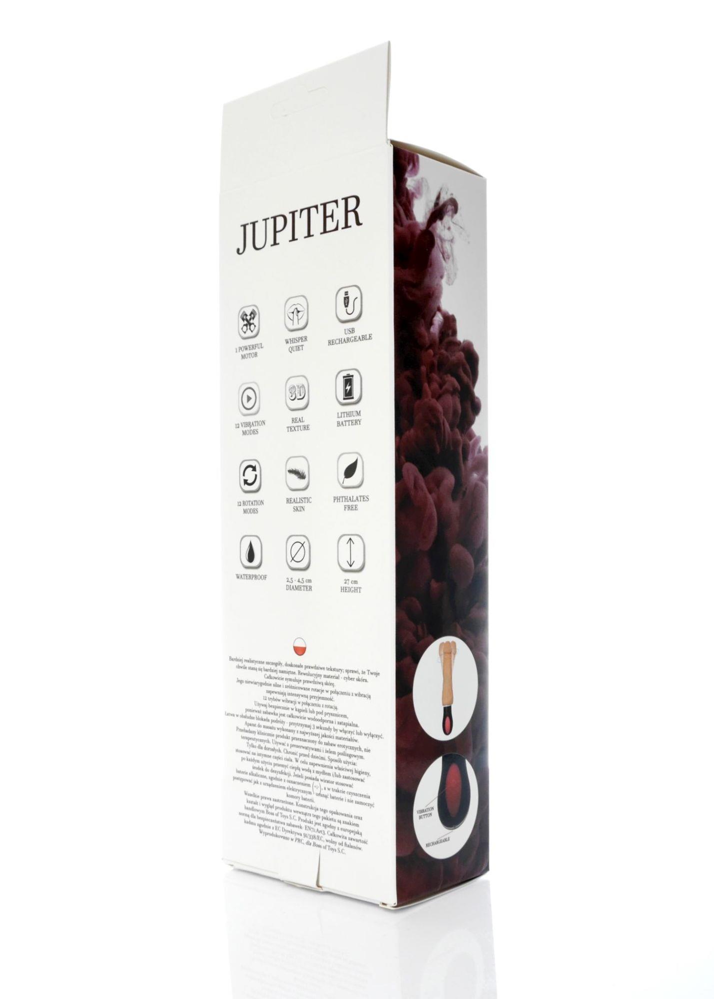 Вібратор B - Series Weather Jupiter, 27 см (тілесний)