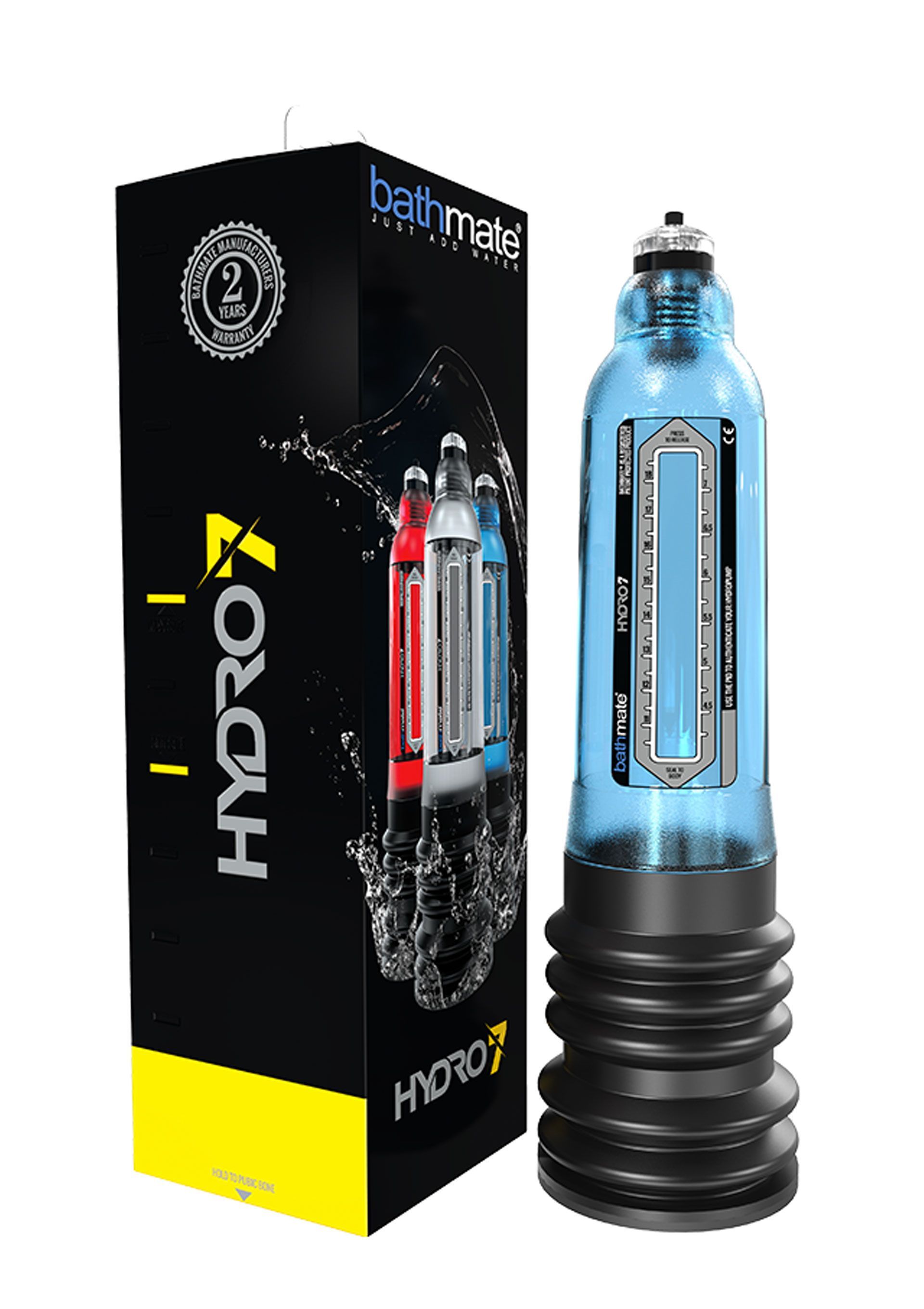 Pompka do penisa Bathmate Hydro7 Penis Pump Aqua, 30 cm (niebieski)