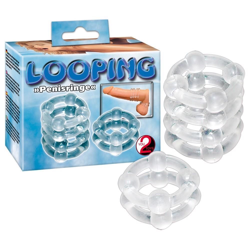 Набор эрекционных колец You2Toys, 2,5 см (прозрачный)