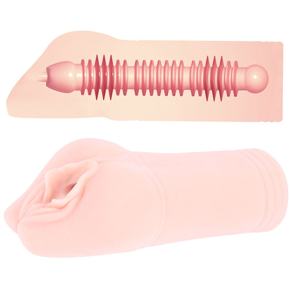 Kokos Jina - Masturbator, W kolorze cielistym, 14.5 cm