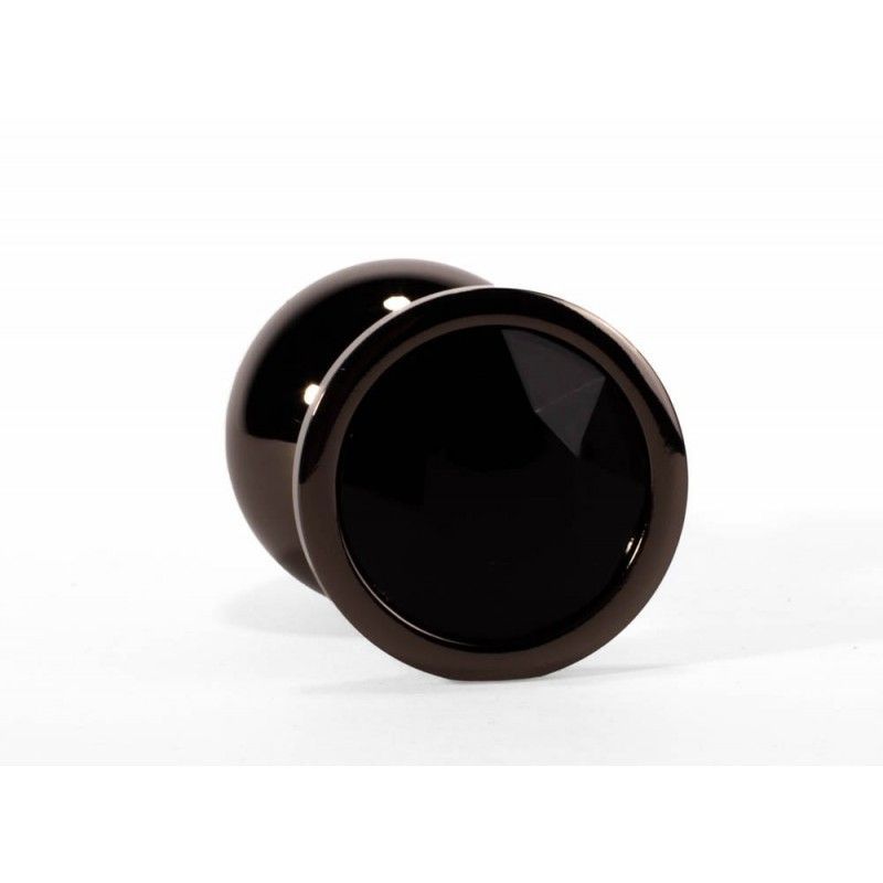 Korek analny X-Men Secret Shine Black Jewell, 7,1cm (czarny)