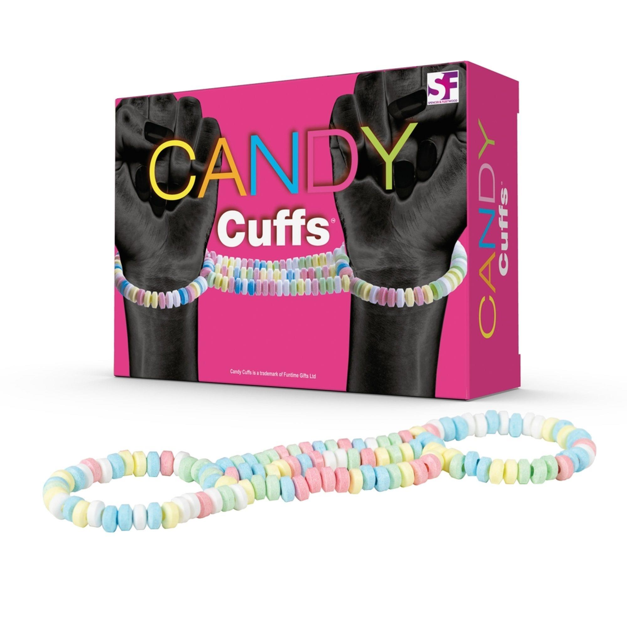 Cukierkowe kajdanki StRubber Candy Cuffs (multi)