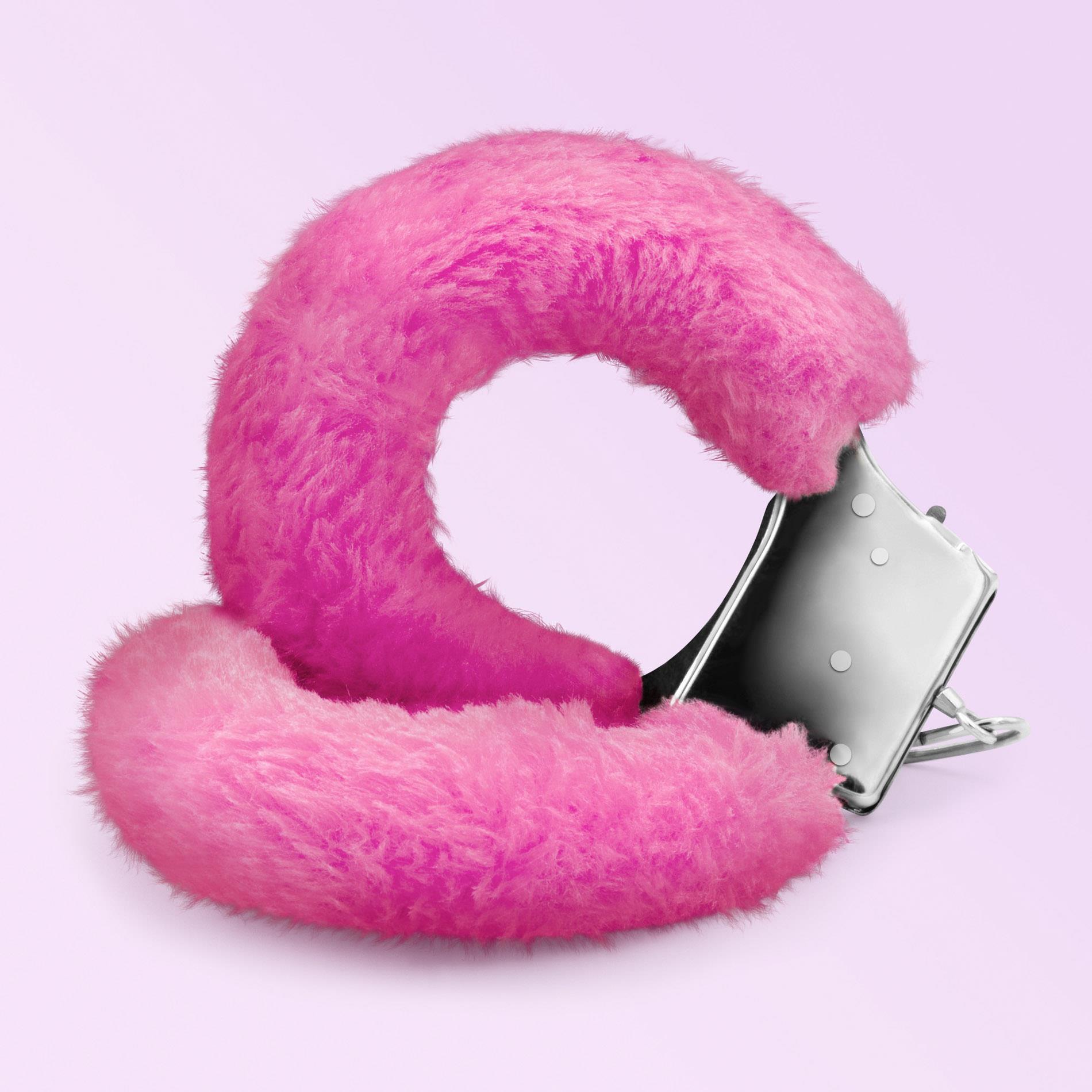 Наручники Crushious Love Cuffs Furry (розовый)