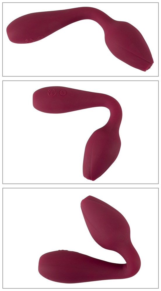Вибратор Rosenrot Bendable G-Spot, 20 см (красный)
