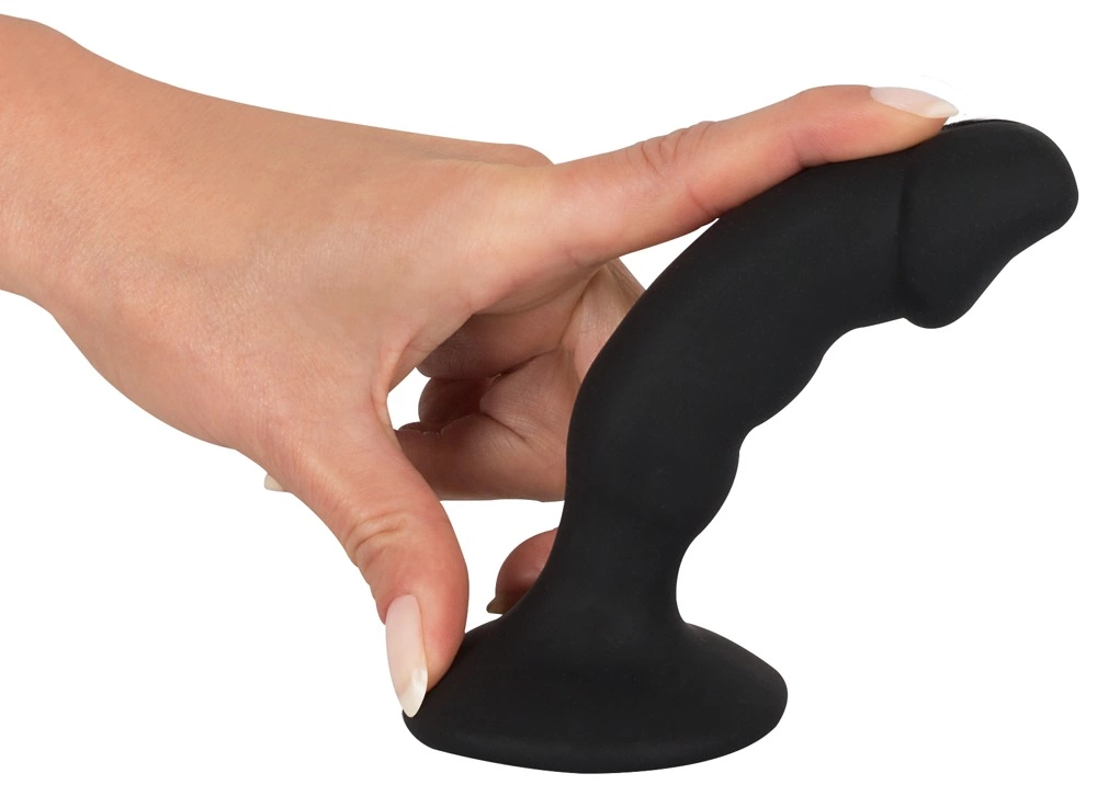 Korek analny Black Velvets Rechargeable Plus, 14 cm (czarny)
