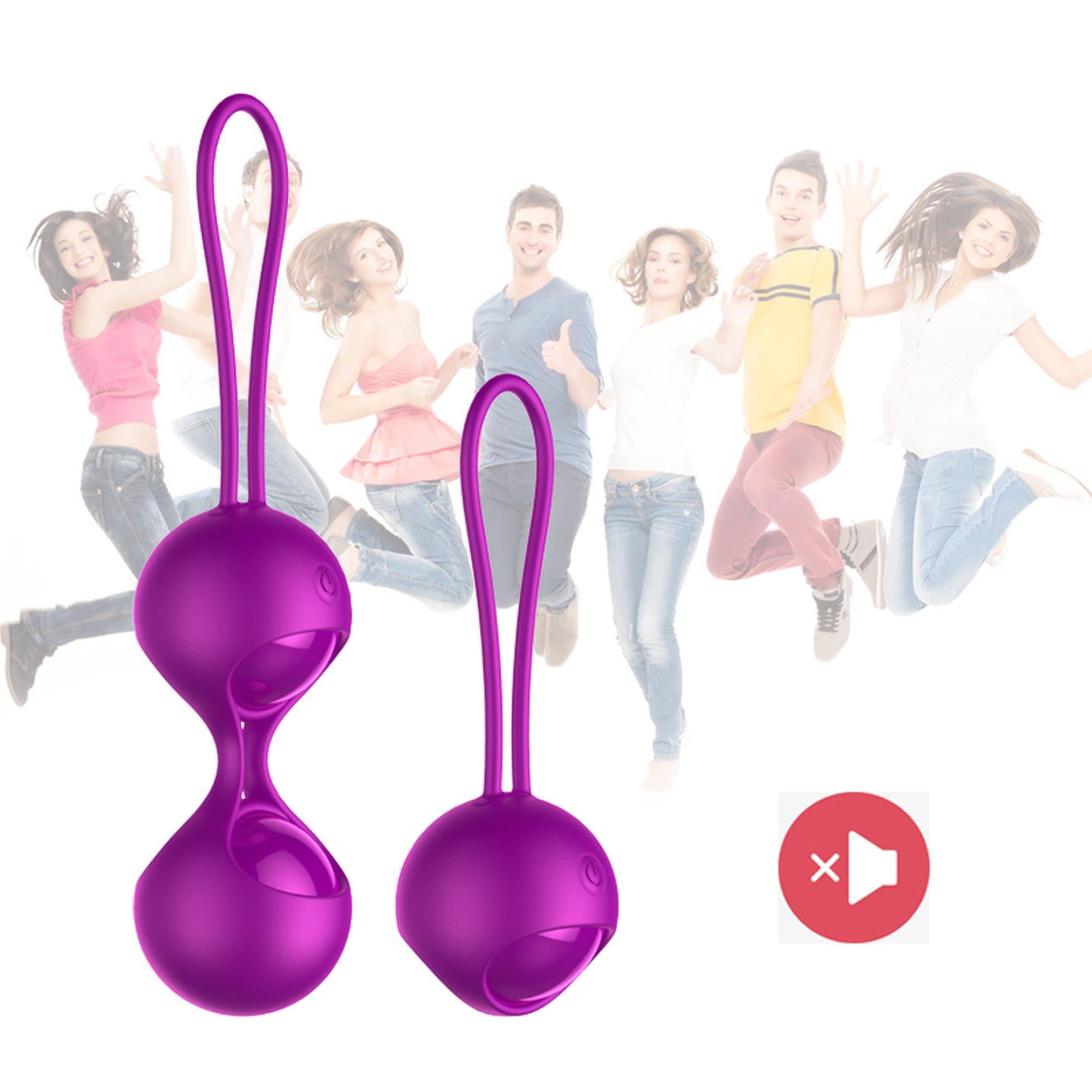 Вагинальные шарики B - Series Fox Kegel Balls Set (фиолетовый)