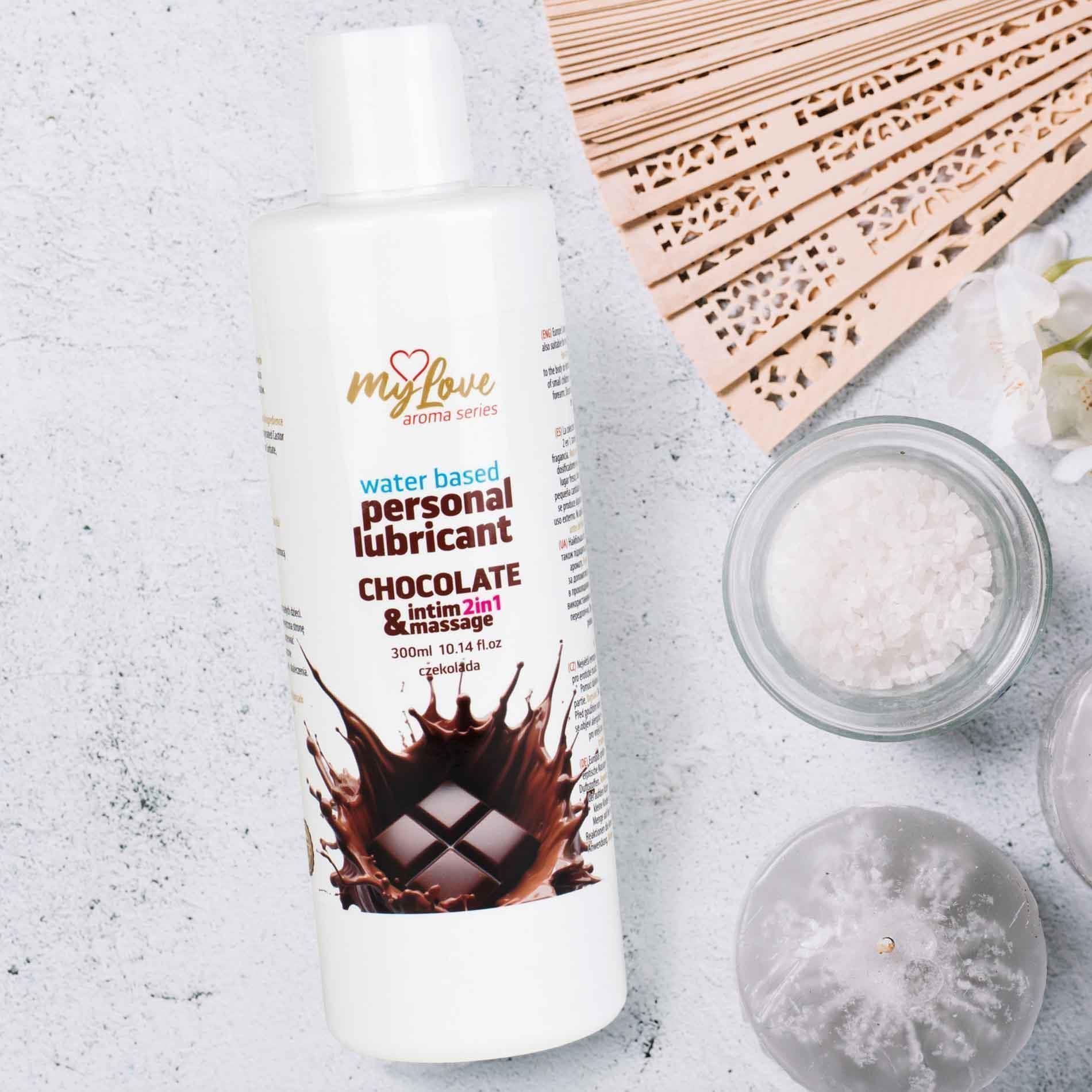 Лубрикант MyLove Aroma Series Intim&Massage 2in1 Chocolate, 300 мл