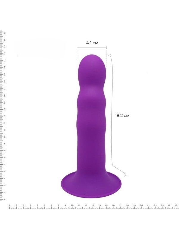 Фаллоимитатор Adrien Lastic Hitsens 3, 18.2 см (пурпурный)