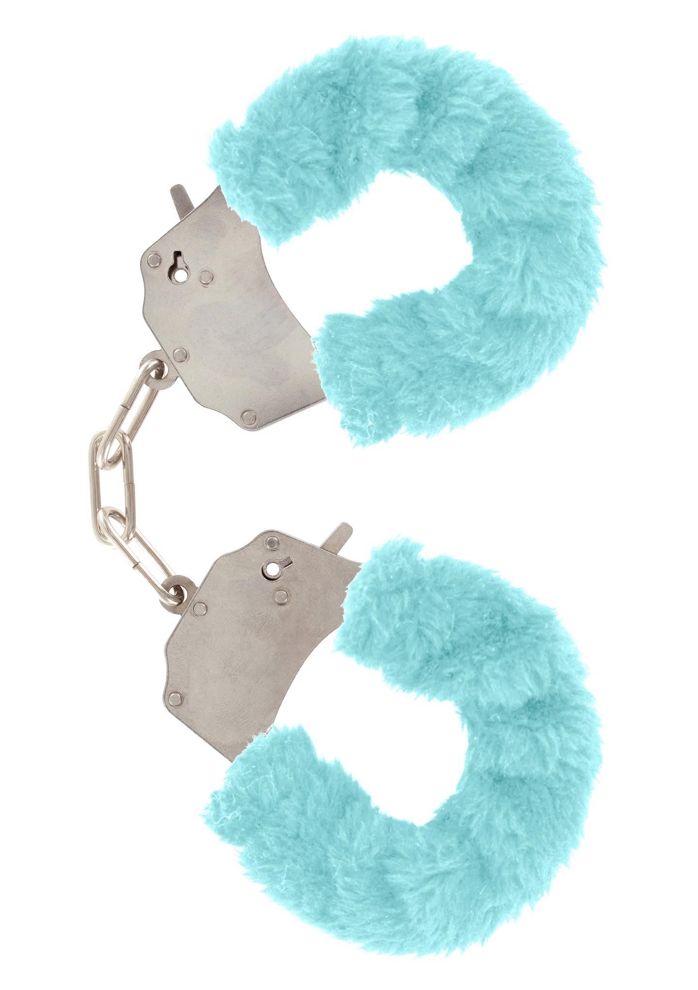Наручники Furry Fun Cuffs, 28 см (блакитний)