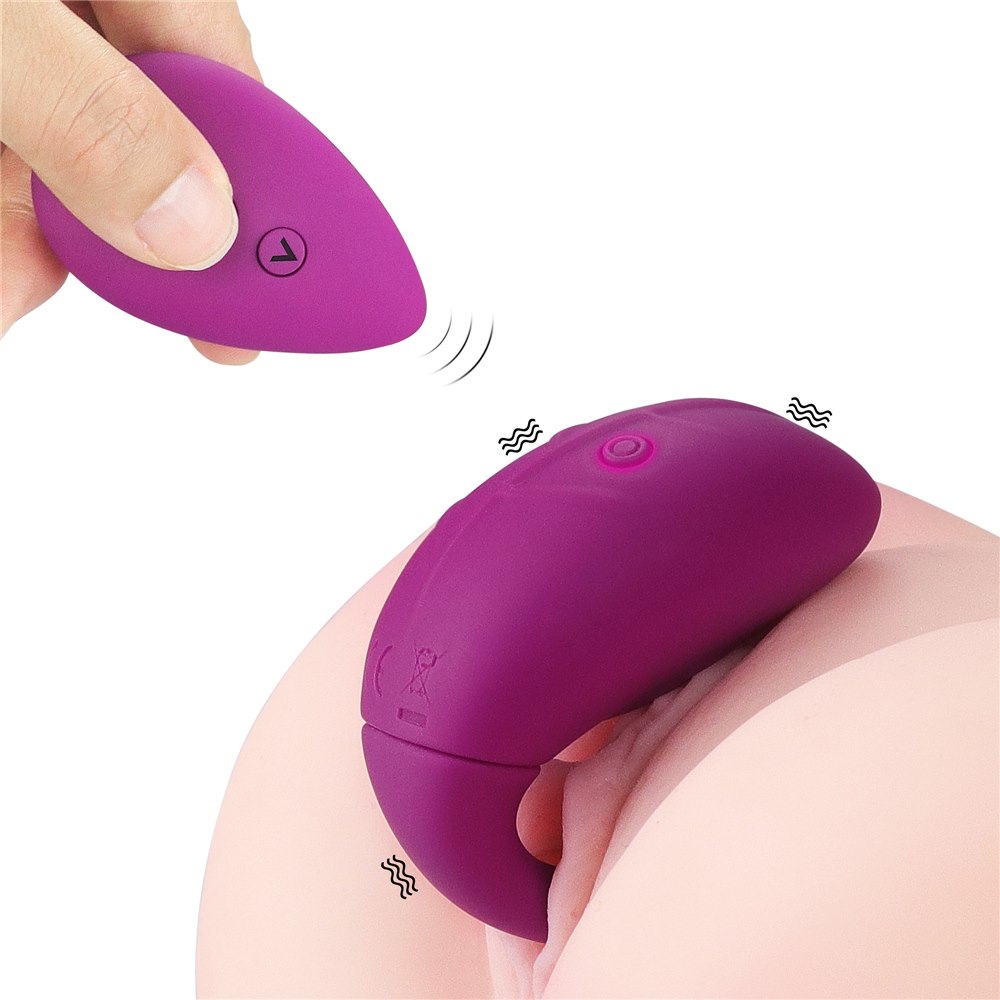 Вибратор LoveToy O-Sensual Double Rush, 8 см (розовый)