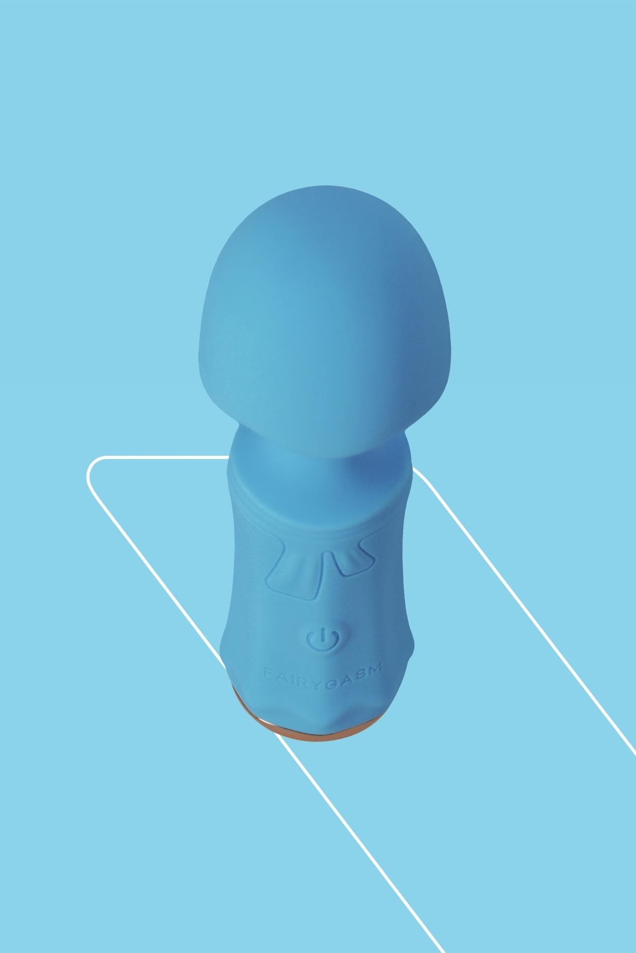 Вибратор FairyGasm SecretFuntasy, 11 см (голубой)