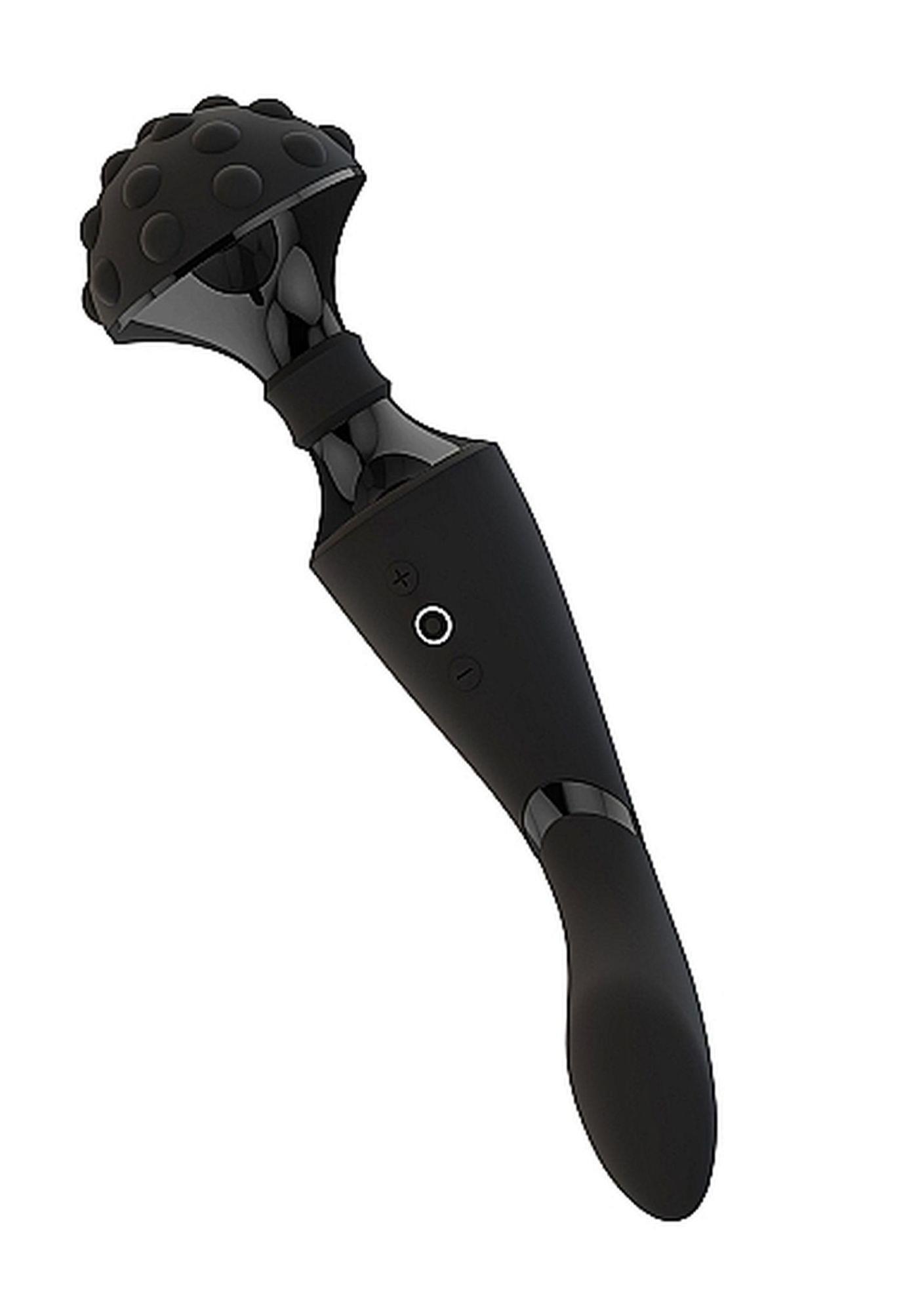 Вибромассажер Vive Shiatsu Bendable Massager Wand, 28.6 см (черный)