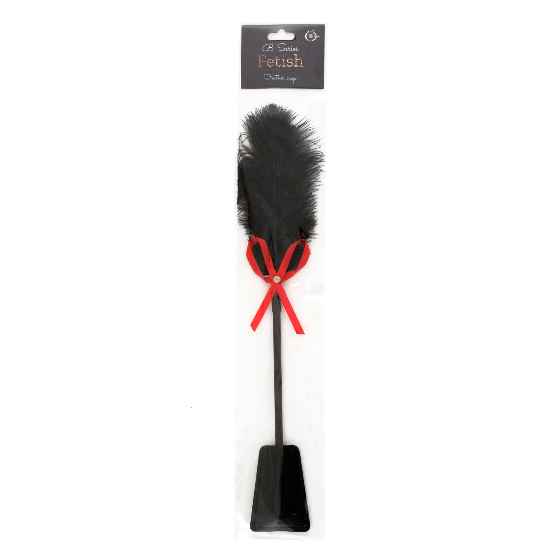 Стек Fetish B-Series Tickler & Whip 2.0, 36 см (черный)