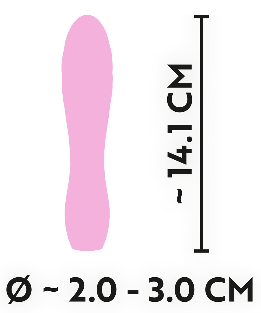 Вибратор Cuties Mini, 14,1 см (розовый)