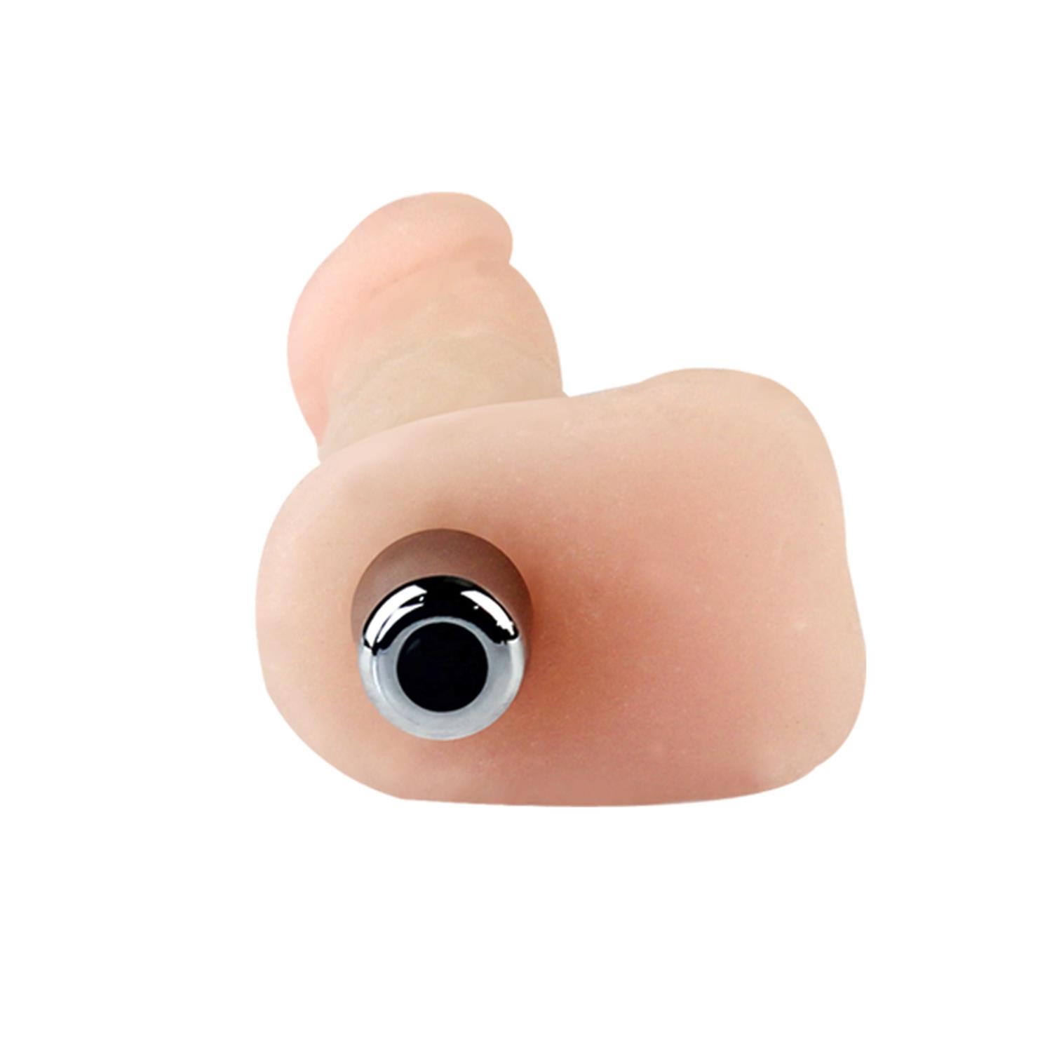 Вибратор Slick Pleasure Love Clone, 12 см (телесный)