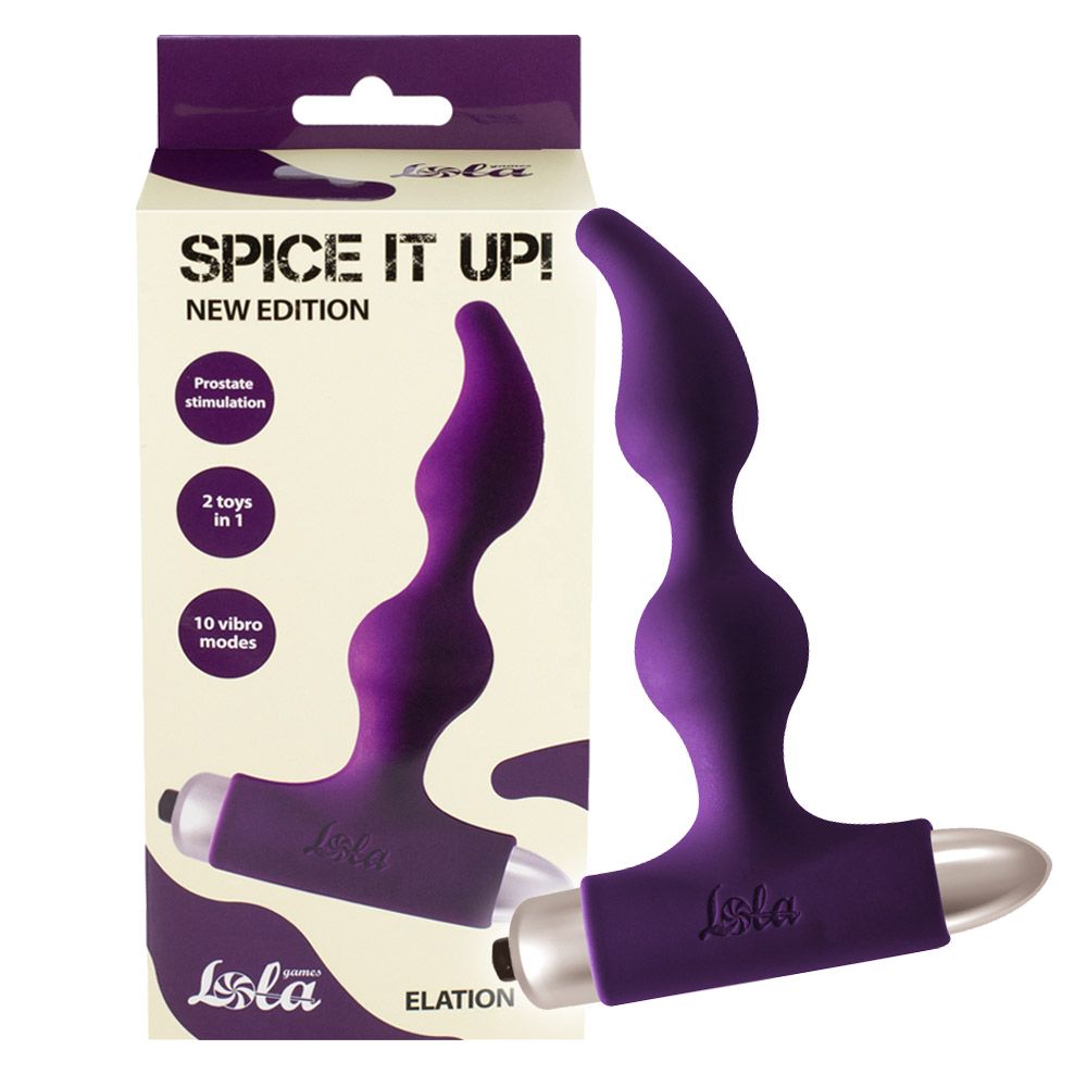 Korek analny Lola Toys Elation, 13,1 cm (fioletowy)