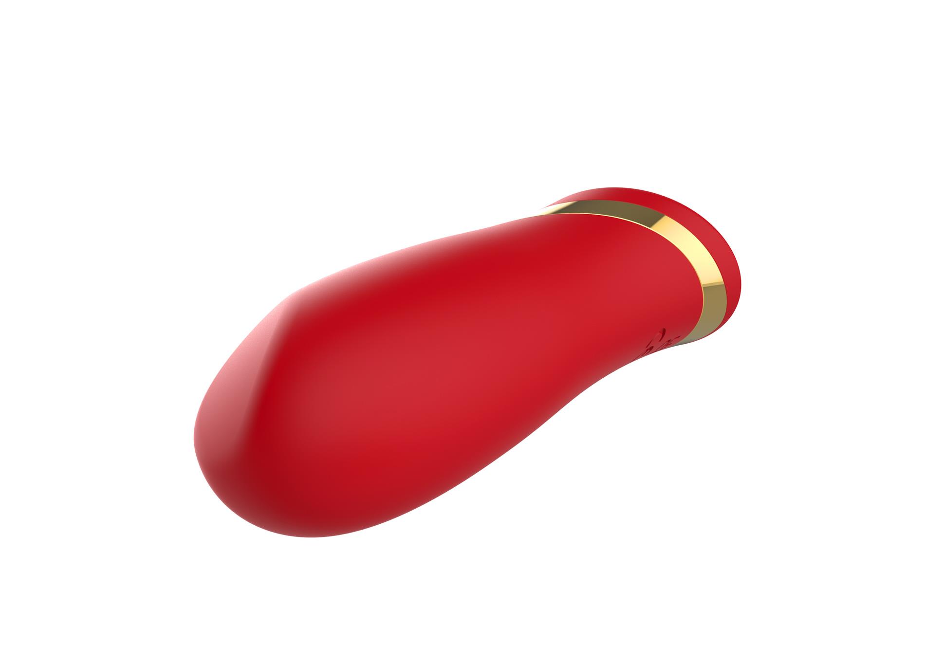 Мини-вибратор B - Series Cute Lipstick Bullet, 10.2 см (красный)