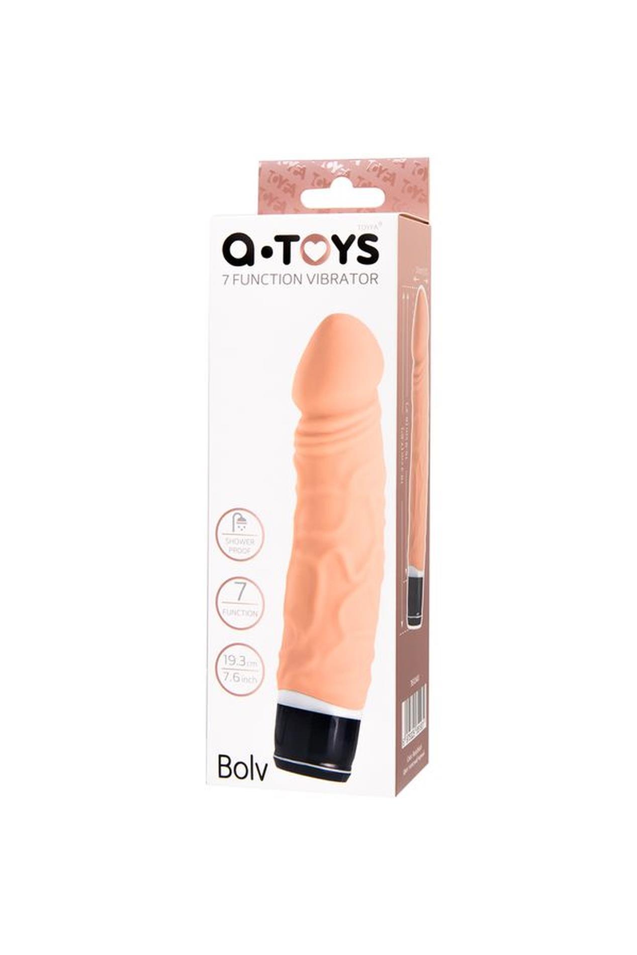 Toyfa A-Toys - Wibrator, W kolorze cielistym, 19.3 cm