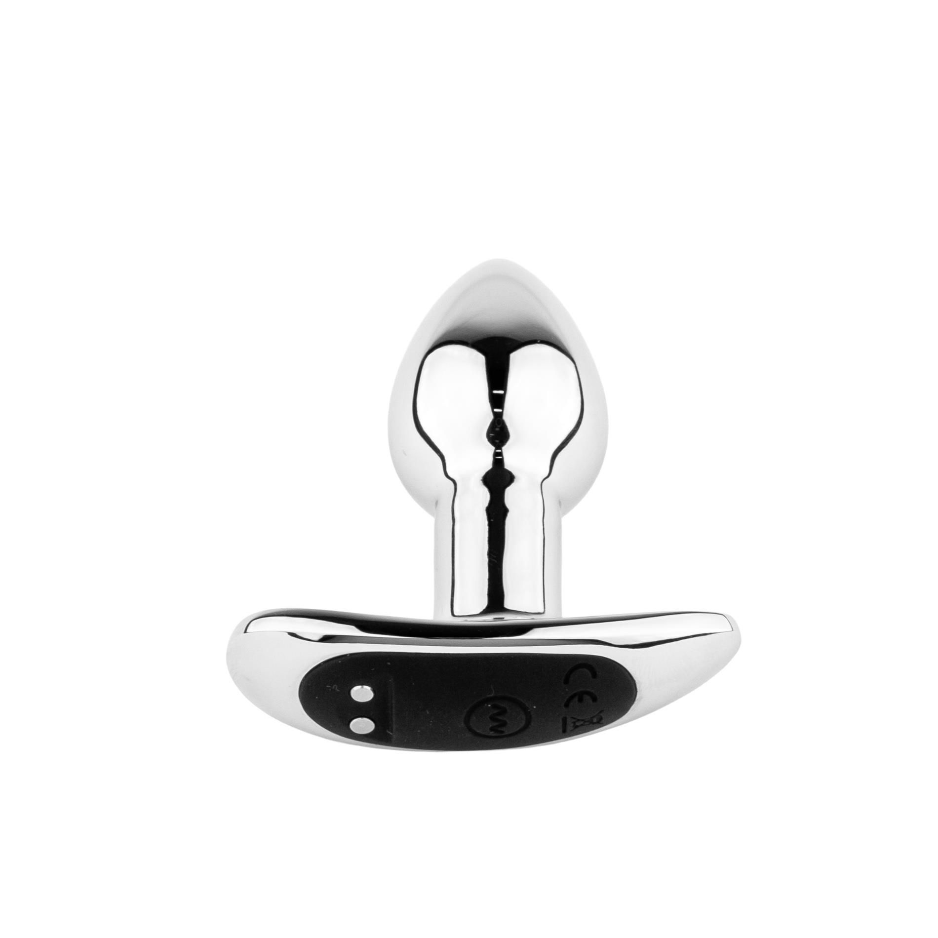 Анальная пробка B - Series HeavyFun Metal Butt Plug S, 7.5 см (серебристый)