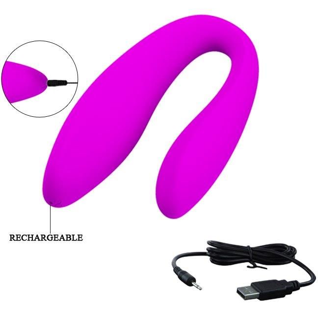 Вібратор Pretty Love Letitia Stimulator, 10.3 см (фіолетовий)