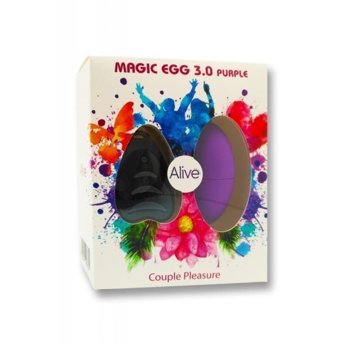 Віброяйце Alive Magic Egg 3.0, 7,3 см (фіолетовий)