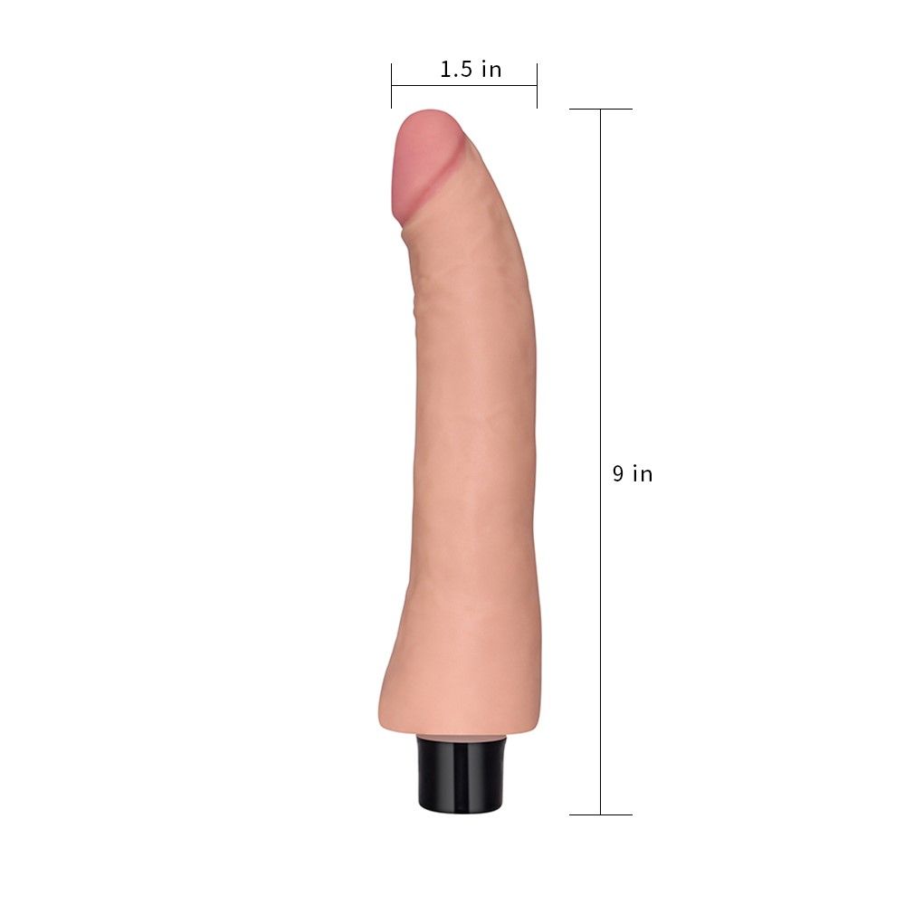 Вибратор Lovetoy Real Softee, 24 см (телесный)