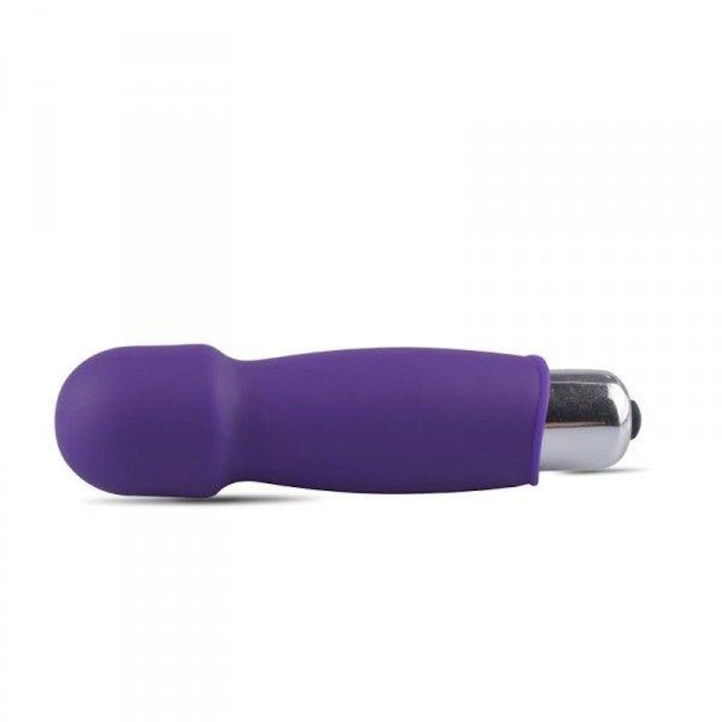 Мини-вибратор Toyz4lovers Mini Finger Fan Wand, 9 см (фиолетовый)