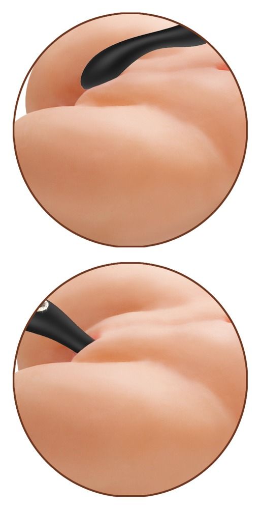 Вибратор для точки G Cleaopatra G-Spot, 19,7 см (черный)