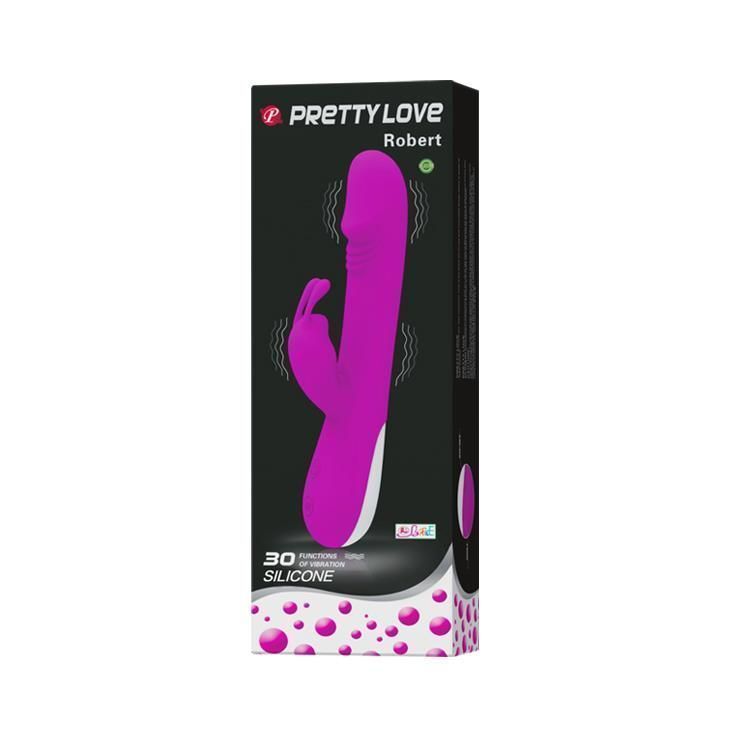 Вибратор-кролик Pretty Love Robert, 21 см (фиолетовый)