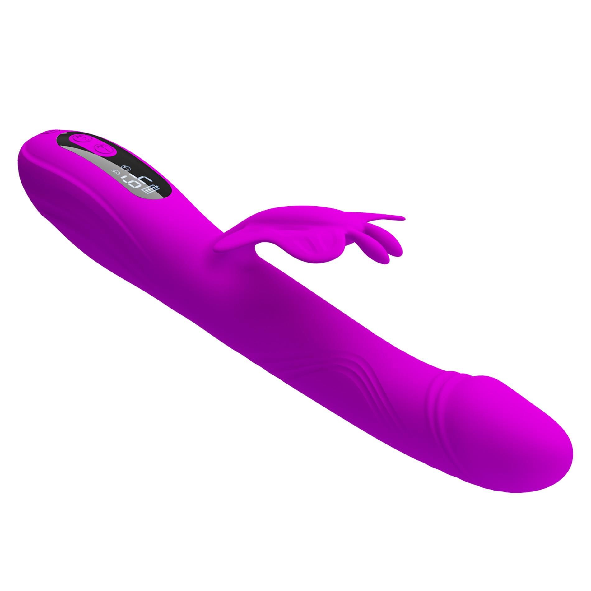Вибратор-кролик Pretty Love Bella Purple, 24 см (фиолетовый)