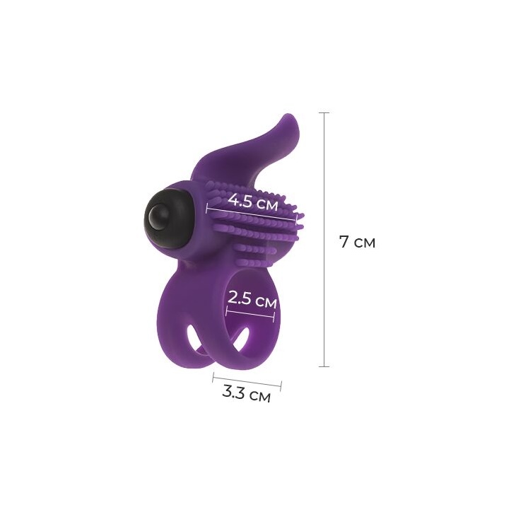 Эрекционное кольцо от Adrien Lastic Bullet Lastic Ring, 7 см (фиолетовый)