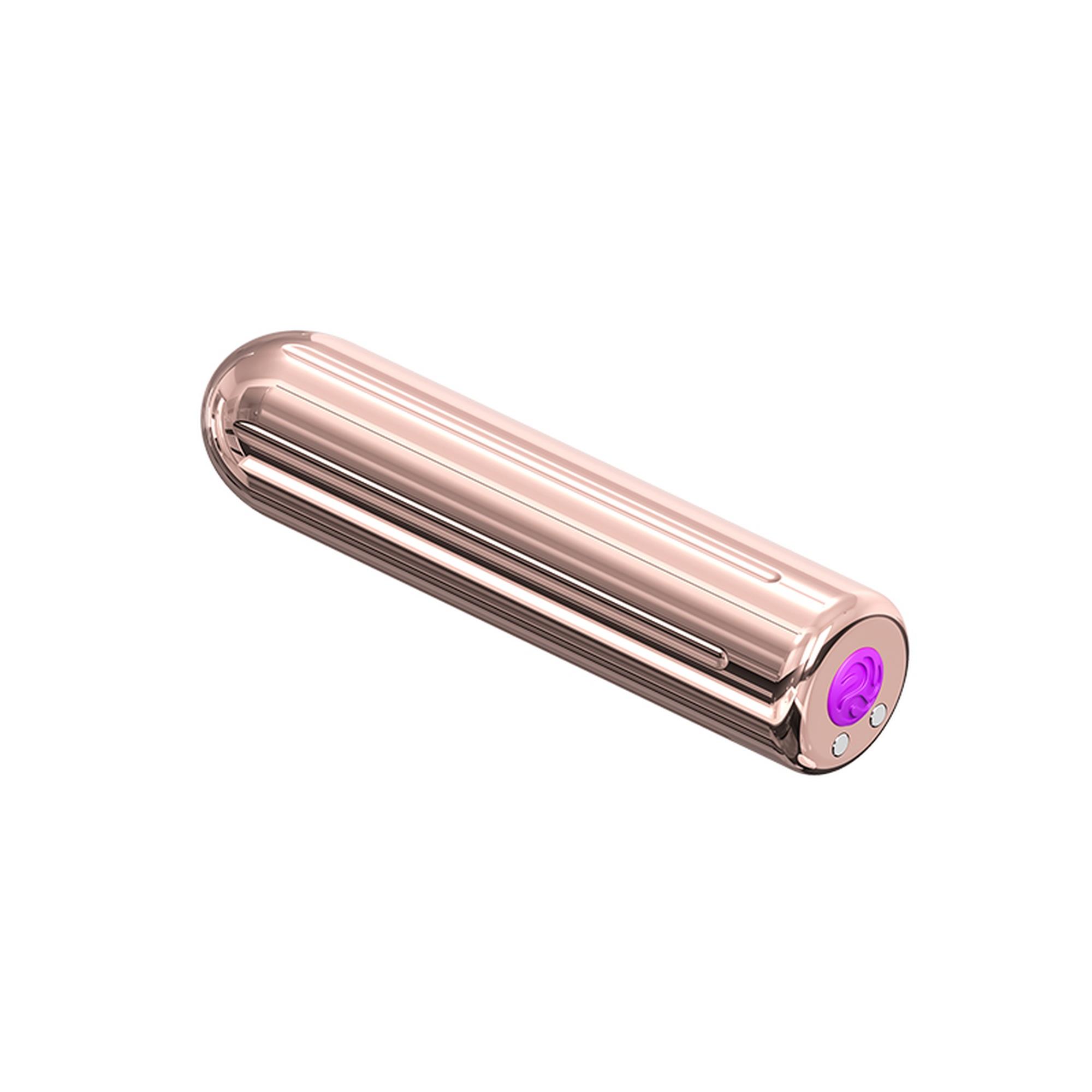 Вібратор B - Series Joy Rock golden, 7.3 см (рожеве золото)