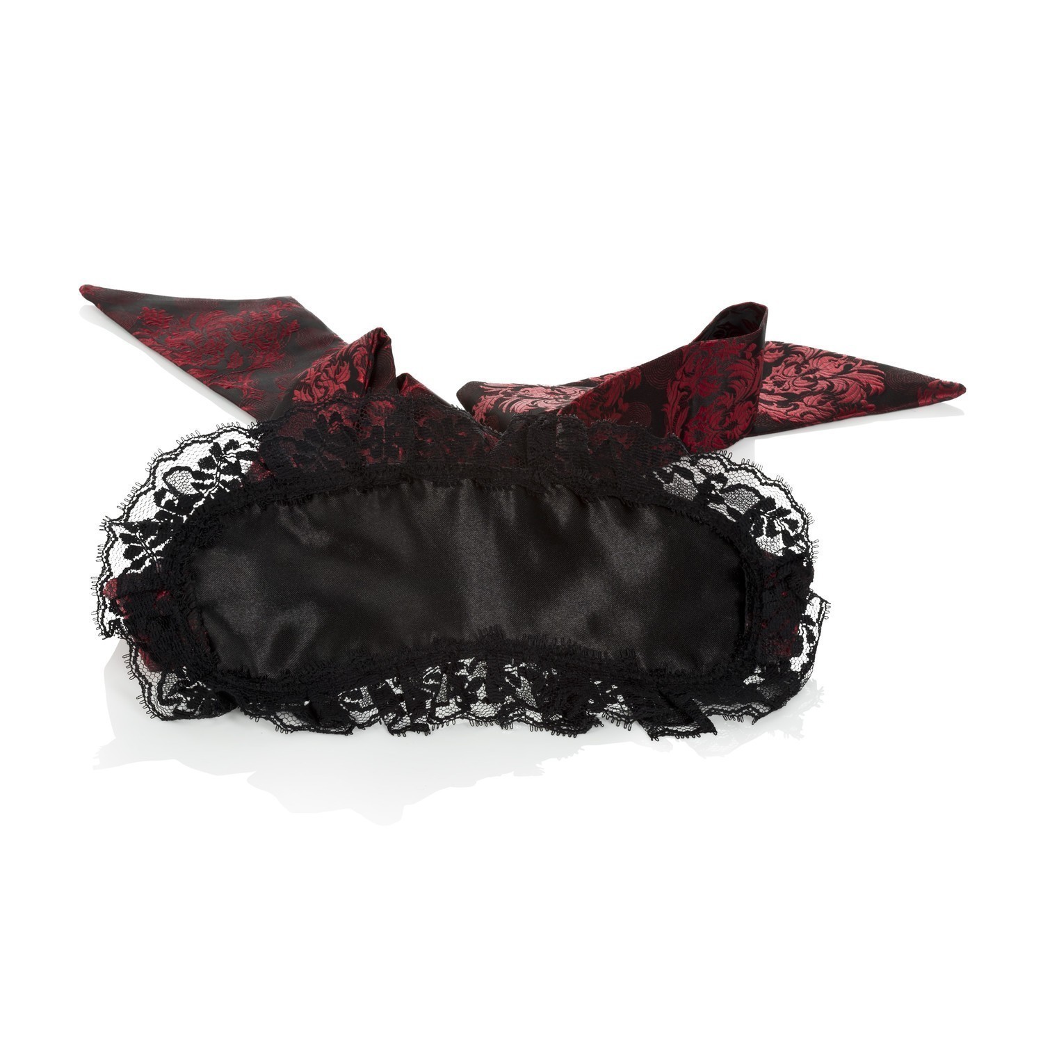 Maska na oczy Scandal Eye Mask, 127 cm (czarna z czerwoną)