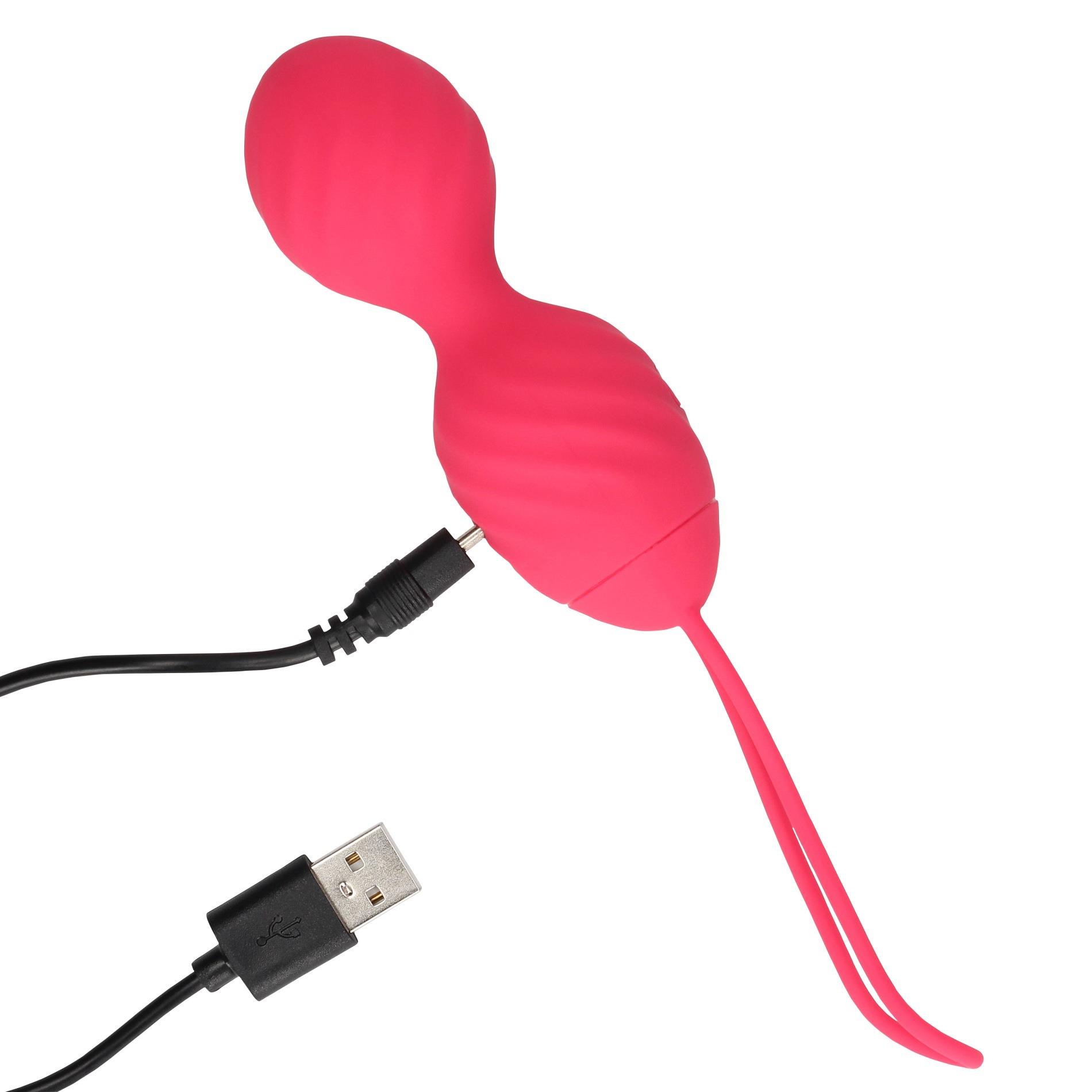 Виброяйцо Loveline Egg with Remote Control, 9.2 см (красный)