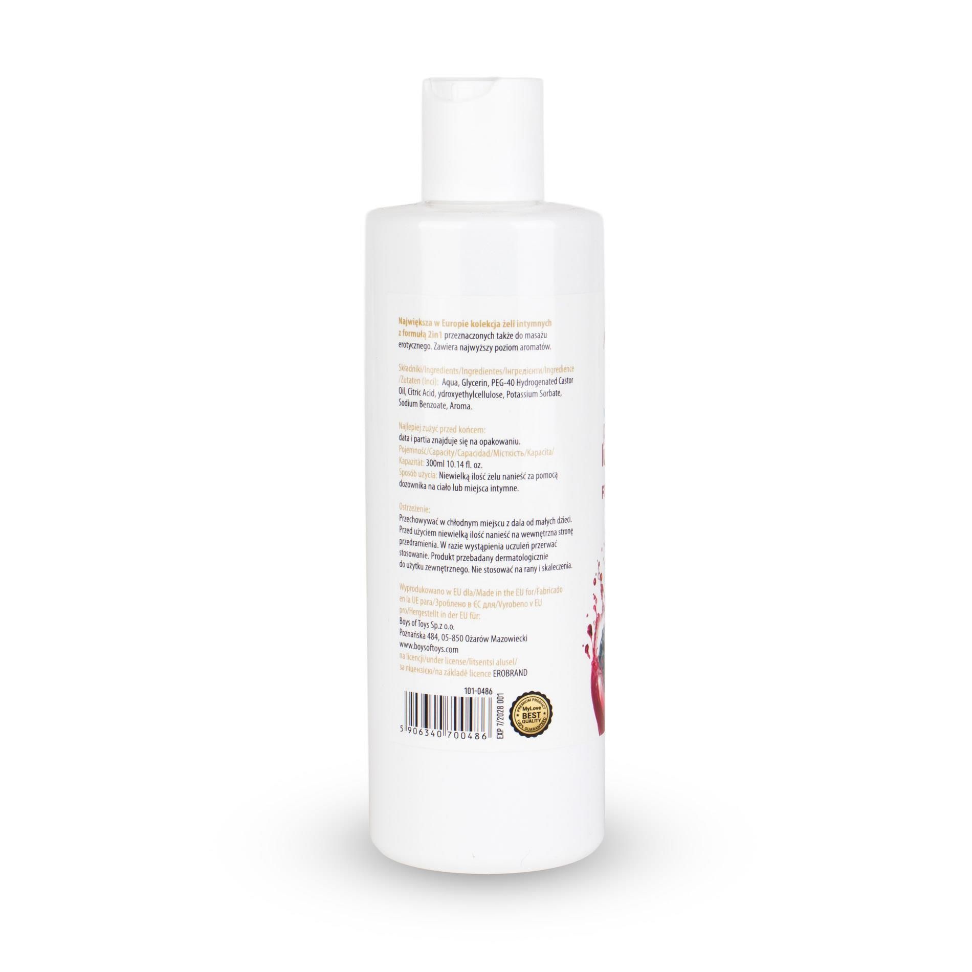 Lubrykant MyLove Aroma Series Intim&Massage 2in1 Forest Fruits, 300 ml