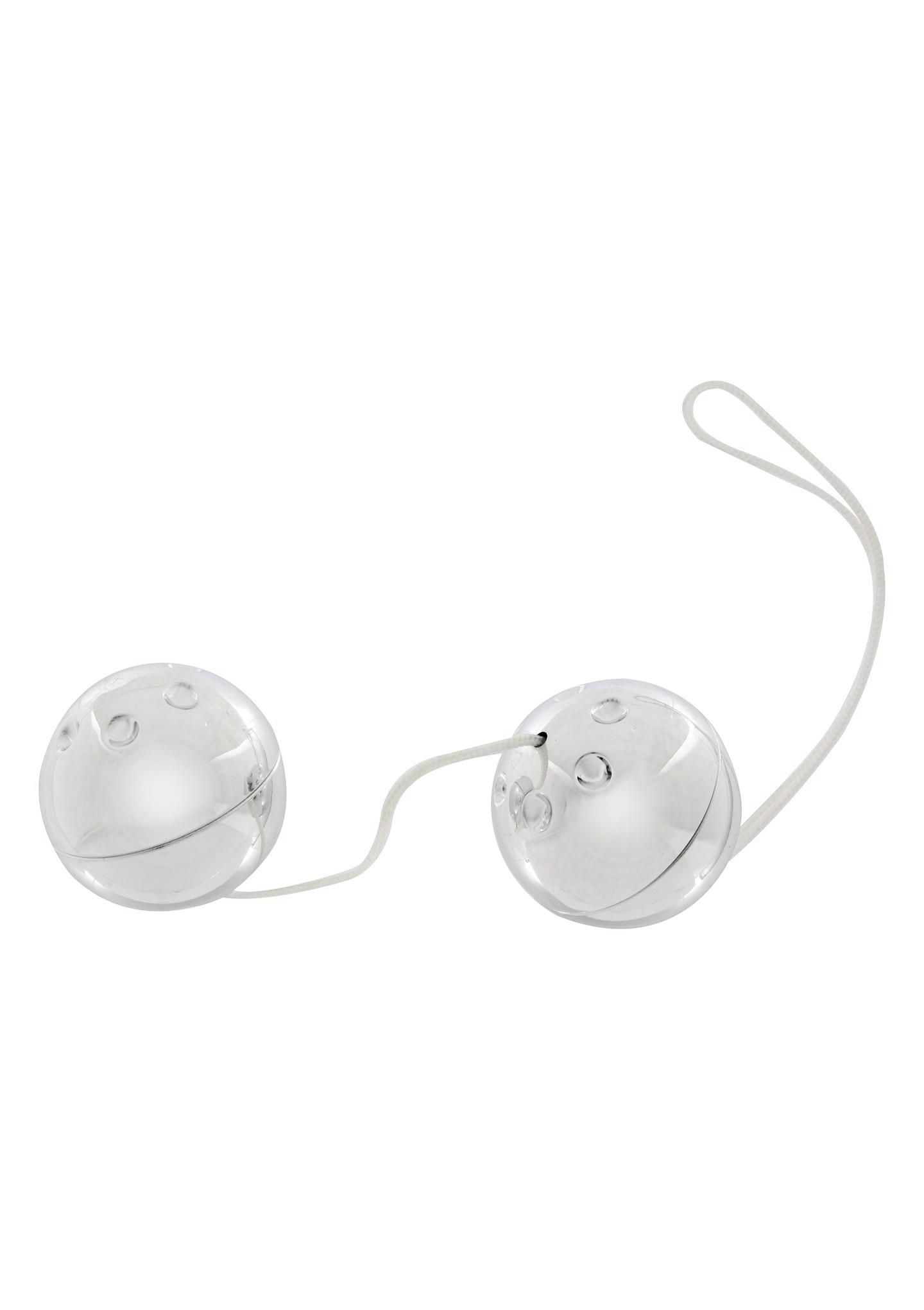 Вагинальные шарики Seven Creations Plastic Balls, 13 см (серебристый)