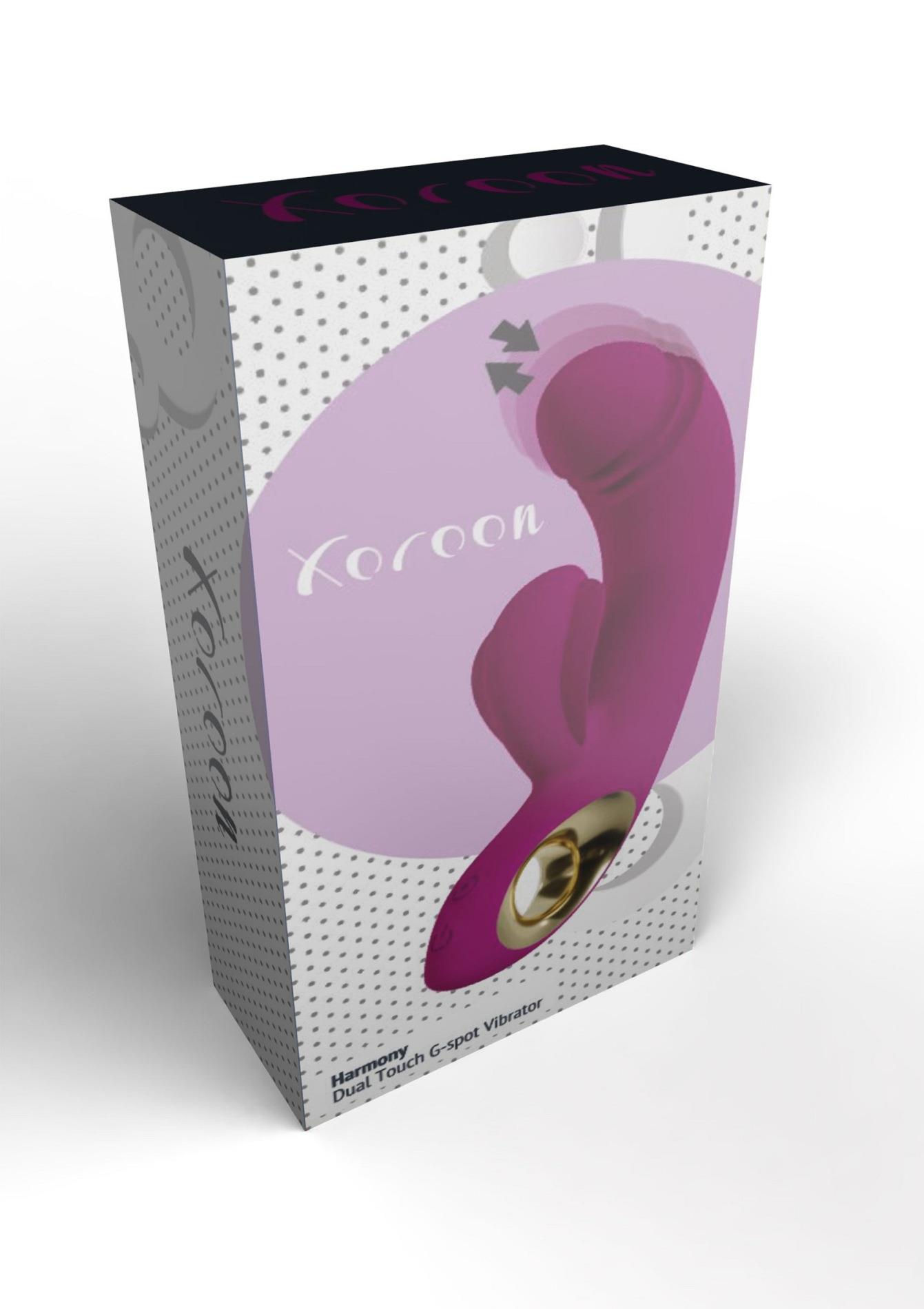 Вибратор-кролик Xocoon Harmony DualTouch G-spot, 16.5 см (фиолетовый)