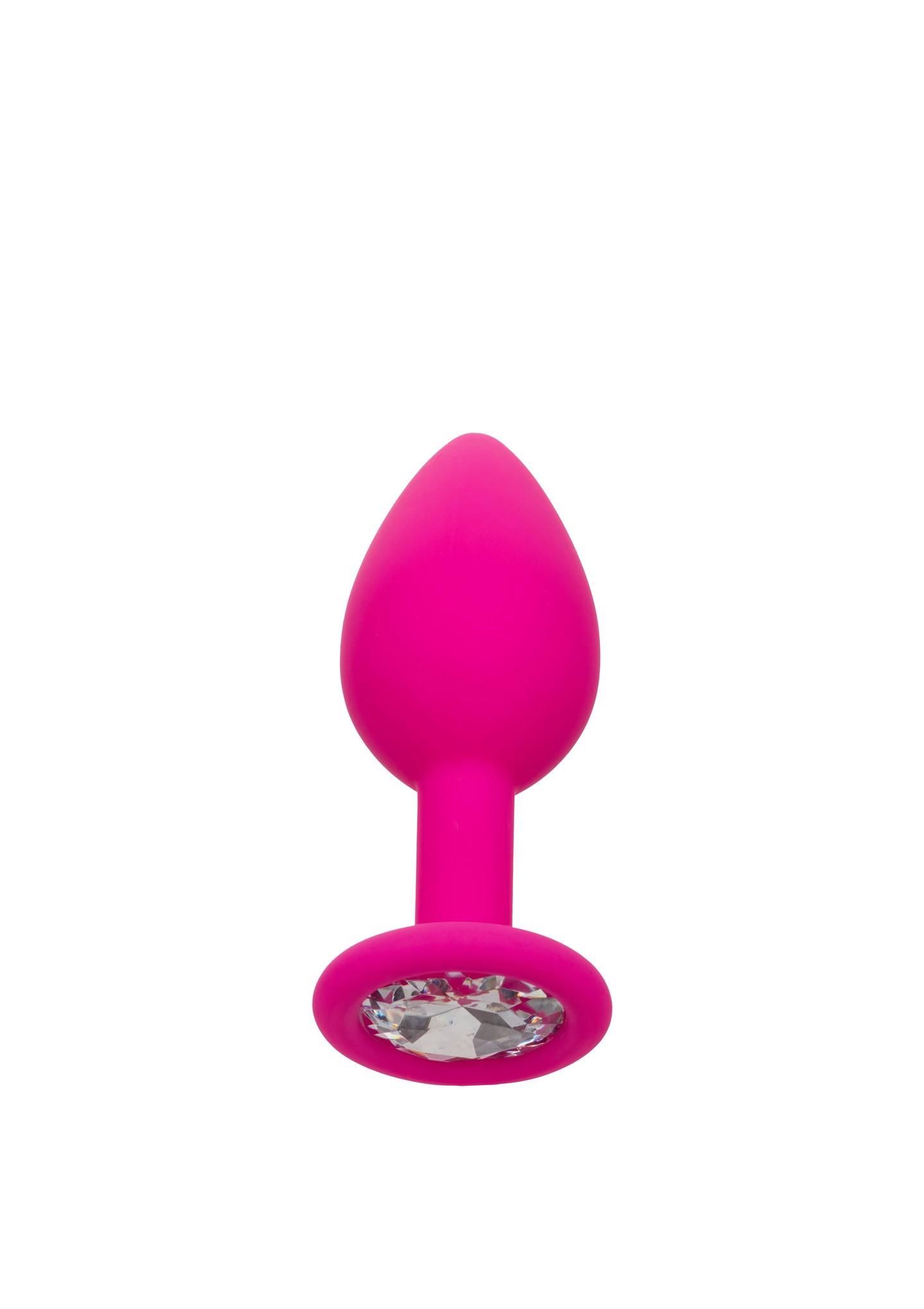 Набор анальных пробок Calexotics Cheeky Gems, 3 шт (розовый)