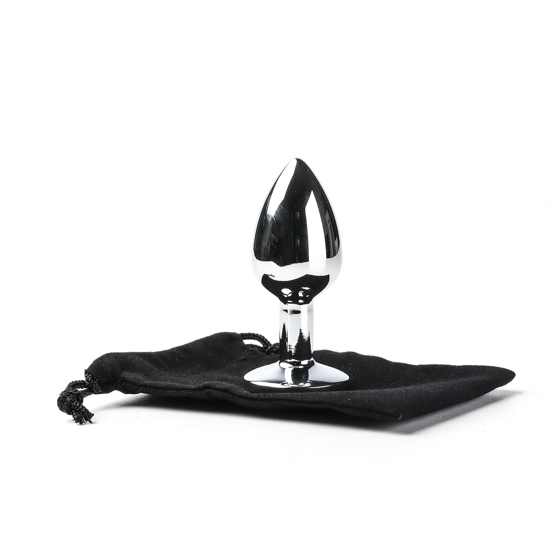 Korek analny z kryształem Simply Pleasure S, 7 cm (fioletowy)