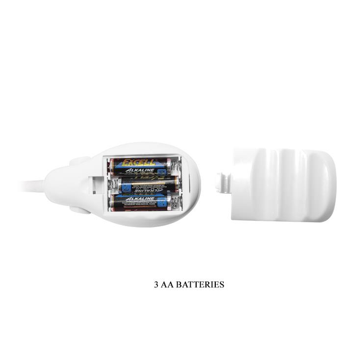 Помпа для груди Pretty Love Breast Vibrating Massager, 7 см (белый)