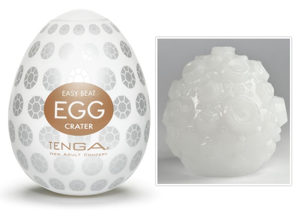 Мастурбатор яйцо Tenga Egg Stronger Crater (белый)