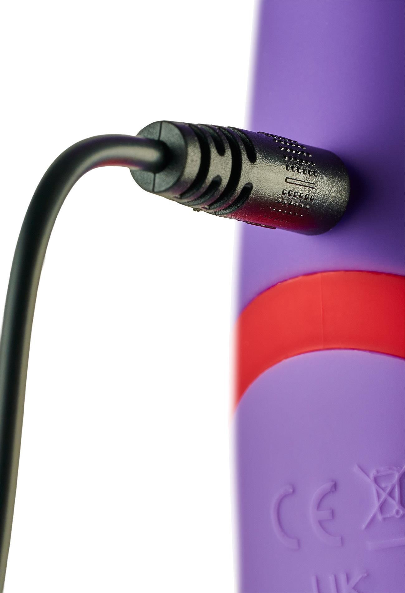 Wibrator Dream Toys Twin Toned, 19 cm (fioletowy)