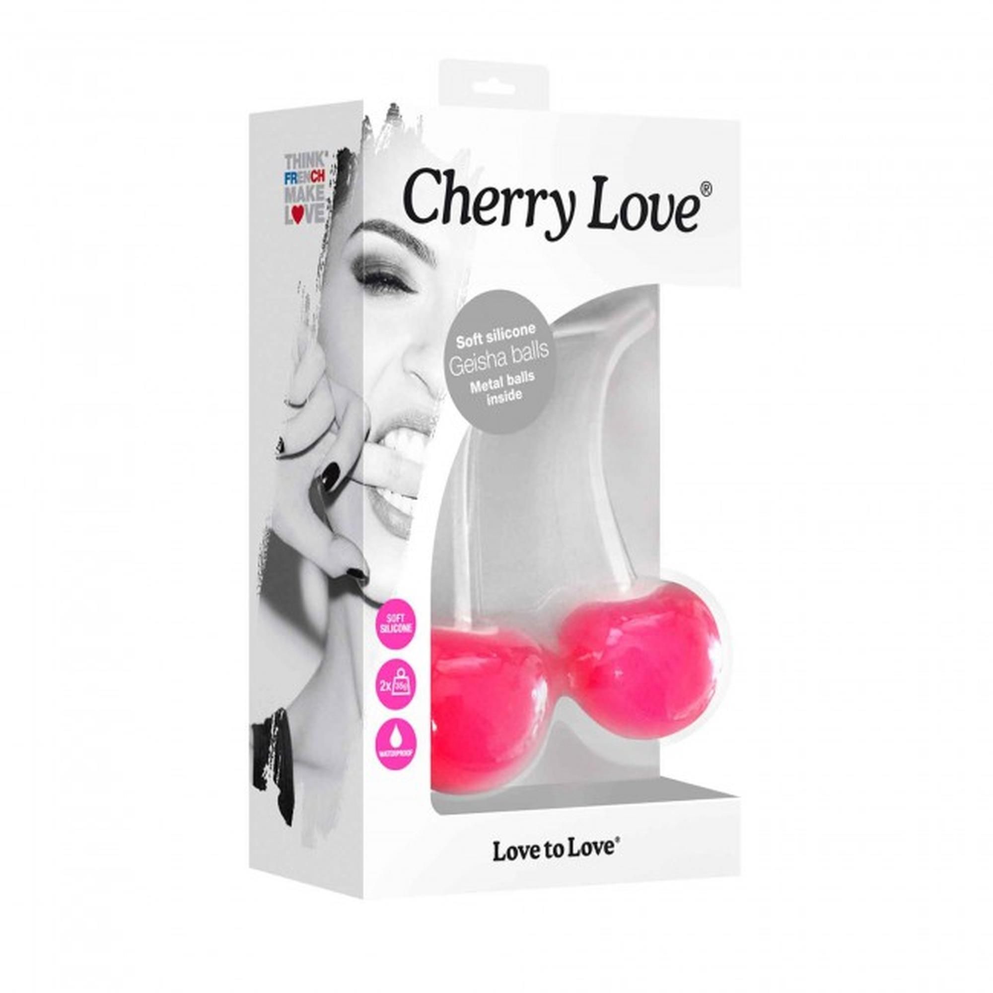 Вагинальные шарики Love To Love Cherry Love, 12 см (розовый)