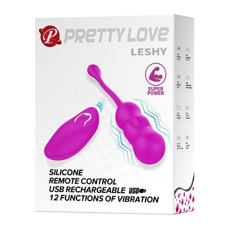 Виброяйцо Pretty Love Leshy, 18,6 см (фиолетовый)