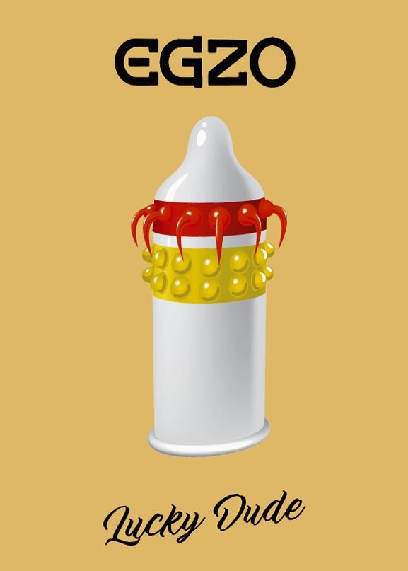 Презервативи Egzo Lucky Dude, 1 шт